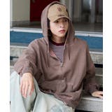 ブラウン | バルーンBIGダブルZIPパーカー | WEGO【MEN】