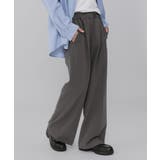 ダークグレー | ローライズバギーフレアスラックス | WEGO【MEN】