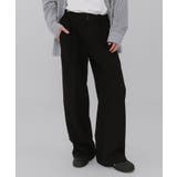 ブラック | ローライズバギーフレアスラックス | WEGO【MEN】