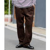 ダークブラウン | コーデュロイイージーストレートパンツ | WEGO【MEN】
