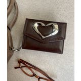 ブラウン | ニュアンスハートレターウォレット | WEGO【WOMEN】