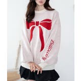 柄8 | グラフィックニットBIGプルオーバー | WEGO【WOMEN】