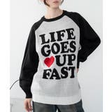 柄10 | グラフィックニットBIGプルオーバー | WEGO【WOMEN】