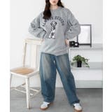 グラフィックニットBIGプルオーバー | WEGO【WOMEN】 | 詳細画像10 