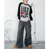 グラフィックニットBIGプルオーバー | WEGO【WOMEN】 | 詳細画像11 