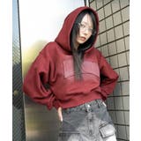 ワイン | グラフィックショートパーカー | WEGO【WOMEN】