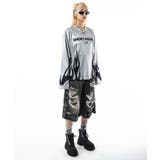 ファイヤーパターンゲームロゴT(LS) | WEGO【MEN】 | 詳細画像9 