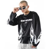 ファイヤーパターンゲームロゴT(LS) | WEGO【MEN】 | 詳細画像32 