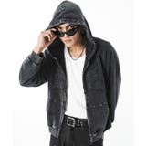スミクロ | パウダーブリーチスタッズZIPパーカー | WEGO【MEN】