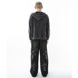 パウダーブリーチスタッズZIPパーカー | WEGO【MEN】 | 詳細画像7 