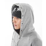 パウダーブリーチスタッズZIPパーカー | WEGO【MEN】 | 詳細画像9 