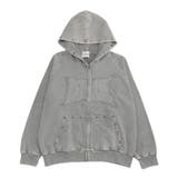 パウダーブリーチスタッズZIPパーカー | WEGO【MEN】 | 詳細画像27 