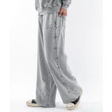 ブリーチスタッズロゴスウェットパンツ | WEGO【MEN】 | 詳細画像1 