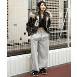 ファーフードショートZIPパーカー | WEGO【WOMEN】 | 詳細画像5 