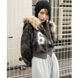 ファーフードショートZIPパーカー | WEGO【WOMEN】 | 詳細画像32 