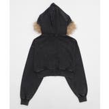 ファーフードショートZIPパーカー | WEGO【WOMEN】 | 詳細画像40 