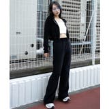ベロアショートZIPパーカー | WEGO【WOMEN】 | 詳細画像3 