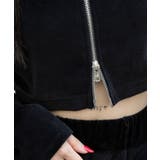 ベロアショートZIPパーカー | WEGO【WOMEN】 | 詳細画像5 