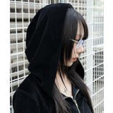 ベロアショートZIPパーカー | WEGO【WOMEN】 | 詳細画像12 