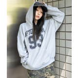 杢グレー | グラフィックプルパーカー | WEGO【WOMEN】