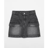 65 | ヴィンテージウォッシュカーゴミニスカート | WEGO【WOMEN】