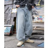 チェーン付きバルーンデニムパンツ | WEGO【MEN】 | 詳細画像1 