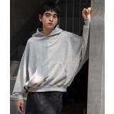 杢グレー | バルーンクロップドプルパーカー | WEGO【MEN】