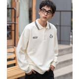 ホワイトアイボリー | モチーフロゴポロスウェット | WEGO【MEN】