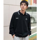 ブラック | モチーフロゴポロスウェット | WEGO【MEN】