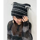 ラメリボンネコミミニットキャップ | WEGO【MEN】 | 詳細画像9 