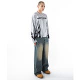 スーパーバギーラインストーンデニムパンツ | WEGO【MEN】 | 詳細画像13 