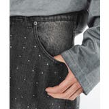 スーパーバギーラインストーンデニムパンツ | WEGO【MEN】 | 詳細画像17 
