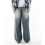 スーパーバギーラインストーンデニムパンツ | WEGO【MEN】 | 詳細画像22 