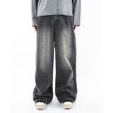 スーパーバギーラインストーンデニムパンツ | WEGO【MEN】 | 詳細画像30 