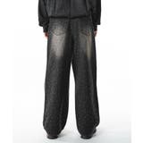 スーパーバギーラインストーンデニムパンツ | WEGO【MEN】 | 詳細画像38 