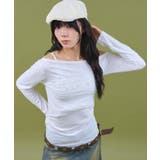 サイドギャザースタッズTOP | WEGO【WOMEN】 | 詳細画像1