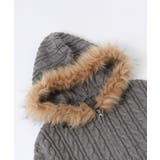 フェイクファー付きケーブルニットパーカー | WEGO【WOMEN】 | 詳細画像32