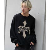 ブラック | ダメージジャガードプルオーバー | WEGO【MEN】