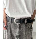 Mフラワースタッズベルト | WEGO【MEN】 | 詳細画像2 