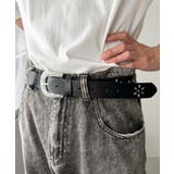 Mフラワースタッズベルト | WEGO【MEN】 | 詳細画像3 