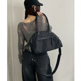 ブラック | 2wayPUコンビボストンバッグ | WEGO【WOMEN】