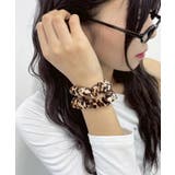 L2Pベロアレオパードミニシュシュ | WEGO【WOMEN】 | 詳細画像3