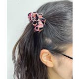 L2Pベロアレオパードミニシュシュ | WEGO【WOMEN】 | 詳細画像4