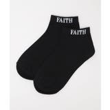 FAITHロゴショートソックス | WEGO【WOMEN】 | 詳細画像5 