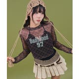 ナンバーロゴチェックシアートップ | WEGO【WOMEN】 | 詳細画像8