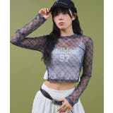 ナンバーロゴチェックシアートップ | WEGO【WOMEN】 | 詳細画像10