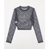 ナンバーロゴチェックシアートップ | WEGO【WOMEN】 | 詳細画像14