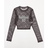 ナンバーロゴチェックシアートップ | WEGO【WOMEN】 | 詳細画像18