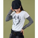 フェイクレイヤードグラッフィックトップ | WEGO【WOMEN】 | 詳細画像5 