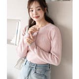 ライトピンク | 別注USPOLOヘンリーネックニットPO | WEGO【WOMEN】